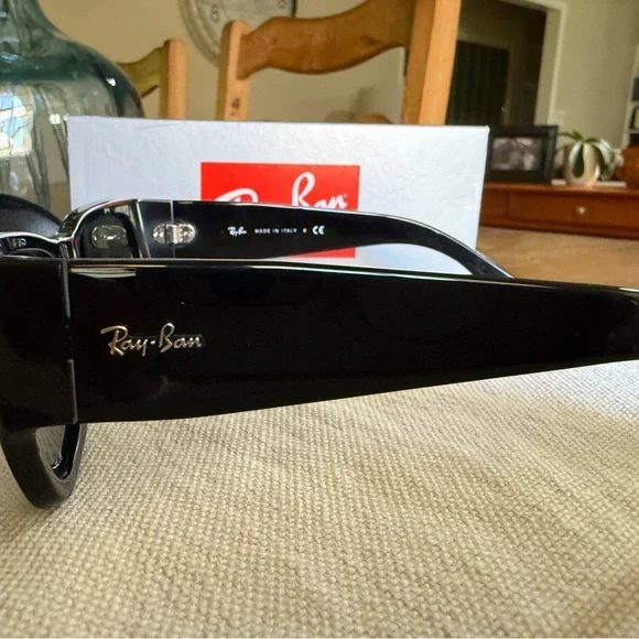 Ray-Ban Wayfarer Nomad Black Sunglasses - Picture 8 of 9